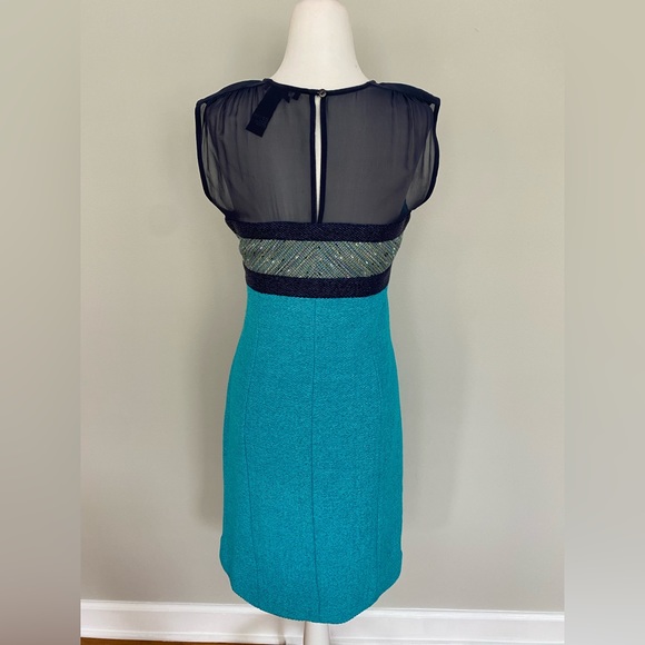 ETCETERA SL Crew Neck Knee-Length Sheath Dress - Picture 4 of 7